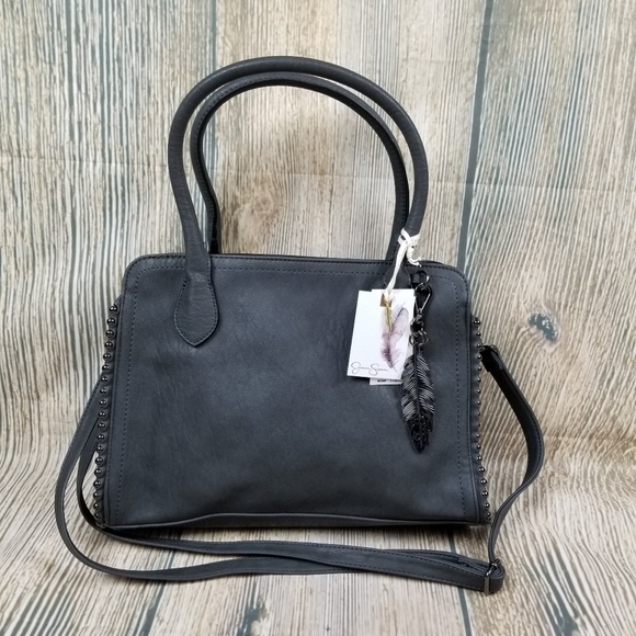 gray jessica simpson purse